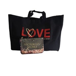 𝅺VICTORIA'S SECRET New (NWOT) Tote and Wristlet